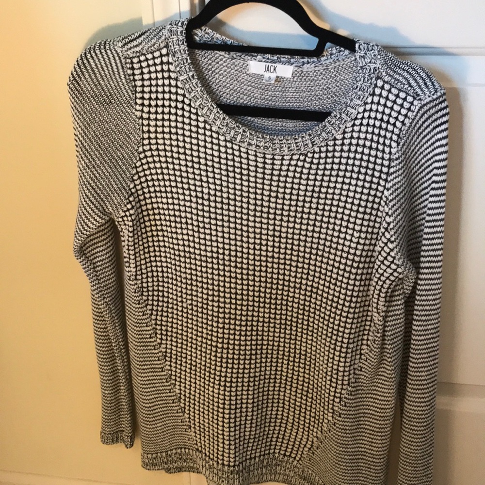 Black and white Jack sweater